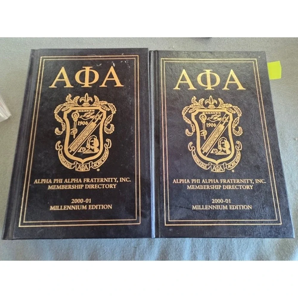 Alpha Phi Alpha Fraternity Inc Membership Directory 2000-01 Millennium Edition